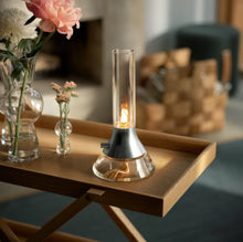 Load image into Gallery viewer, Design House Stockholm | Fyr Outdoor Oil Lamp - Matt Silver