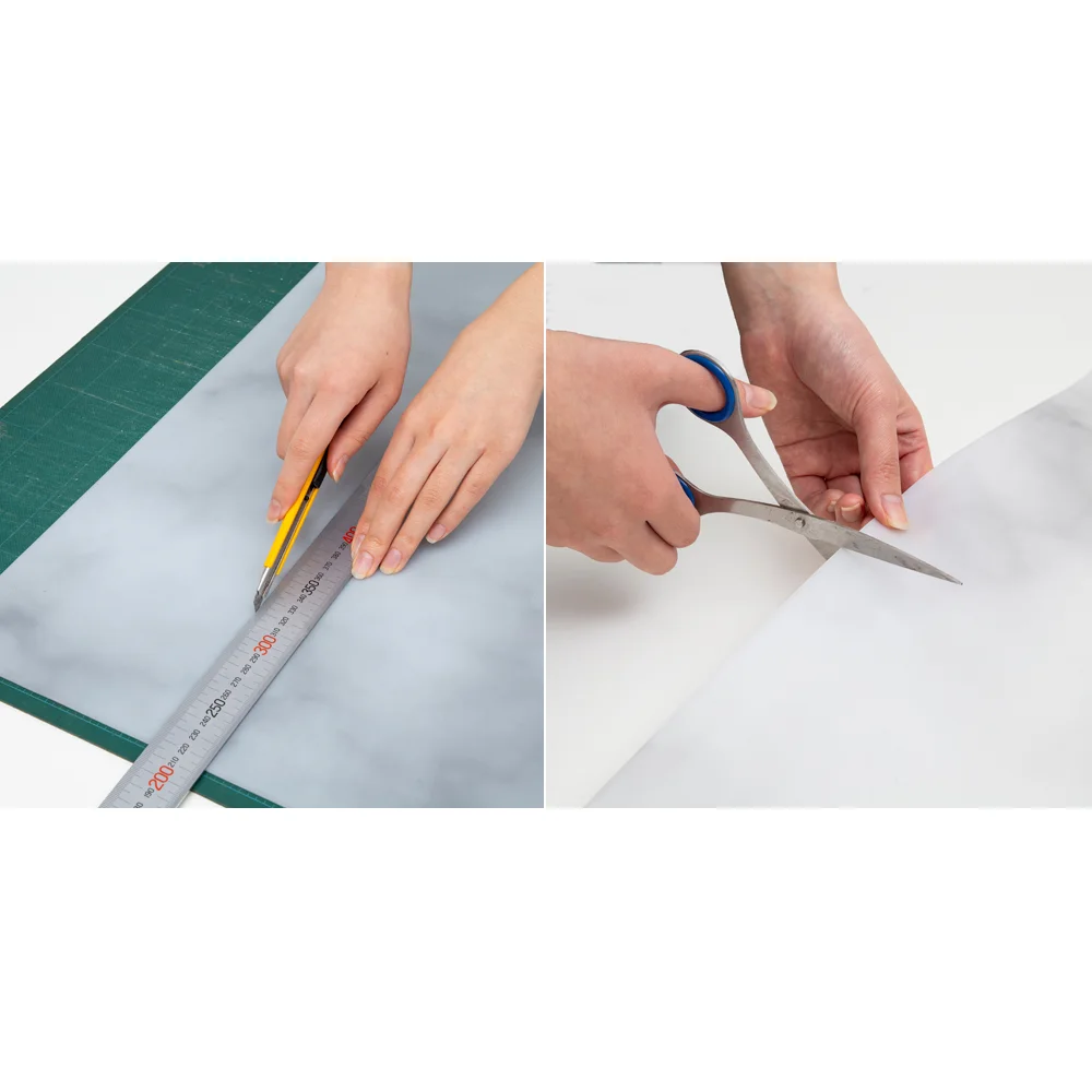 MR & MRS DESIGNER | White Marble Pattern Kitchen Countertop Silicone Mat 60x90cm