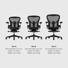Load image into Gallery viewer, Herman Miller | Aeron Chair With Graphite Frame with Graphite Base