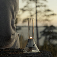 Load image into Gallery viewer, Design House Stockholm | Fyr Outdoor Oil Lamp - Matt Silver