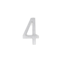 Ladda upp bild till gallerivisning, LUMO Lighting Technology | Illuminated LED Address Number 5" (Outdoor) - Silver/Brushed Aluminum