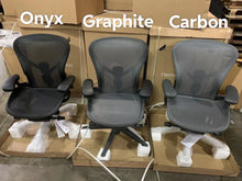 Load image into Gallery viewer, Herman Miller | Aeron Chair With Graphite Frame with Graphite Base