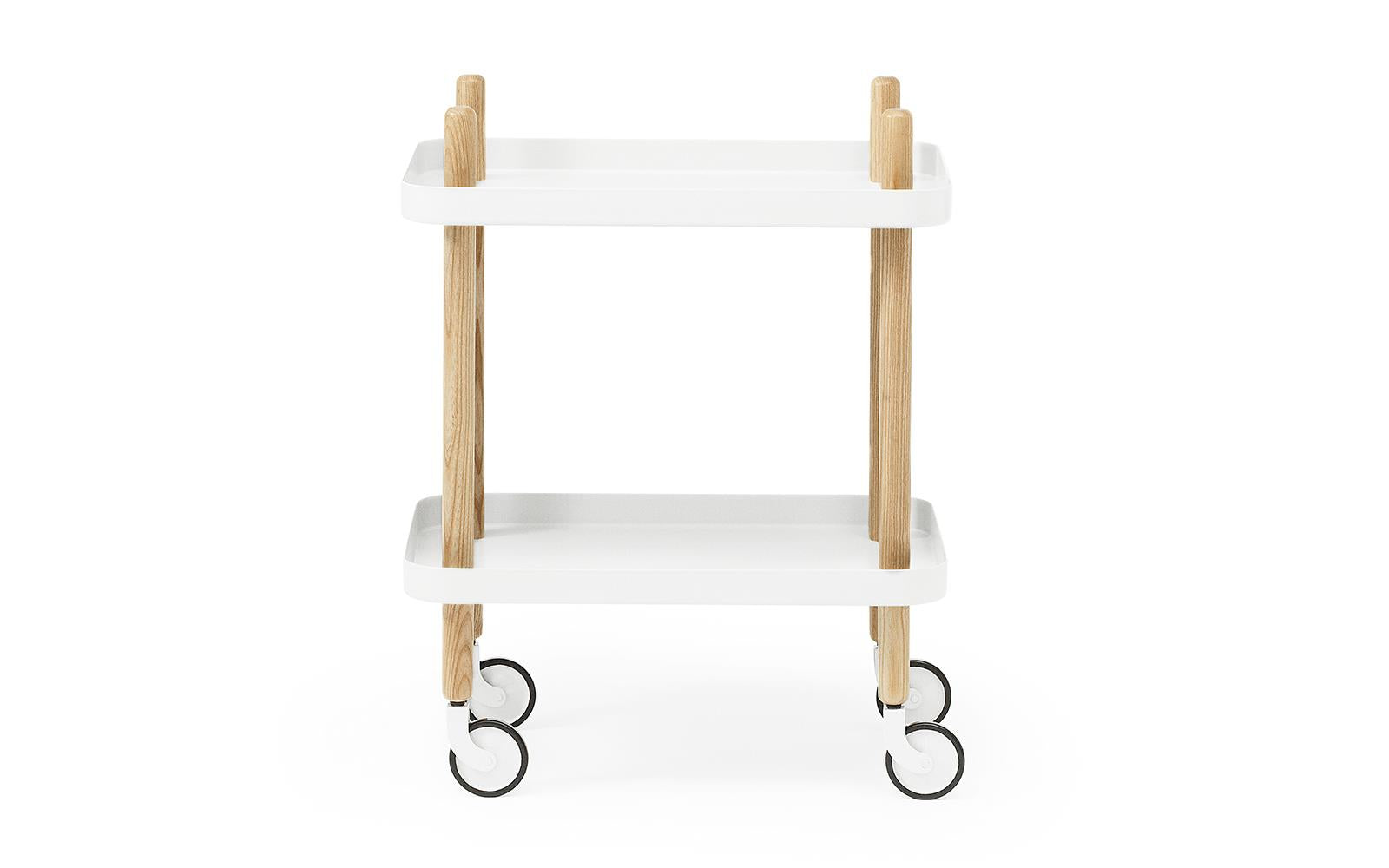 normann  Block テーブル ホワイト① NORMANN COPENHAGEN | ブロックテーブル - ホワイト/オーク – MR AND