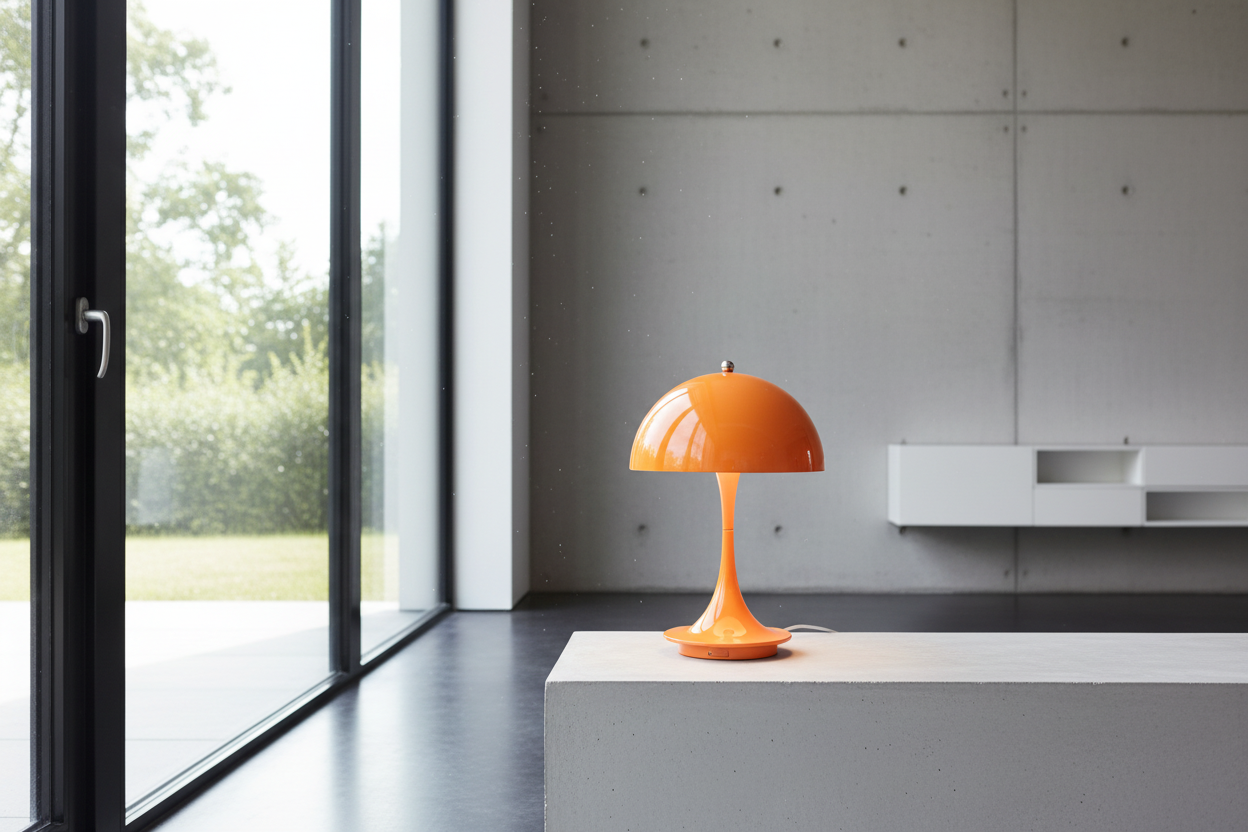 Louis Poulsen by Verner Panton 1971 | Panthella 160 Portable Table Lamp