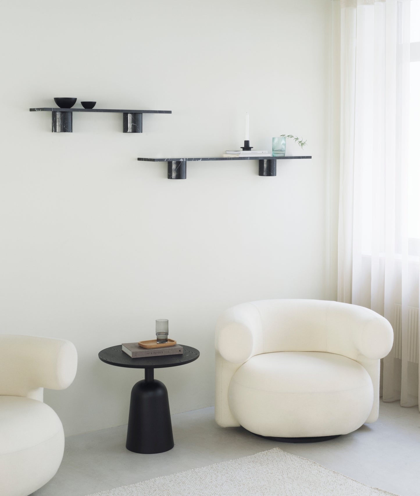 NORMANN COPENHAGEN | Amp-Lampe - Rauch/Schwarz - Groß