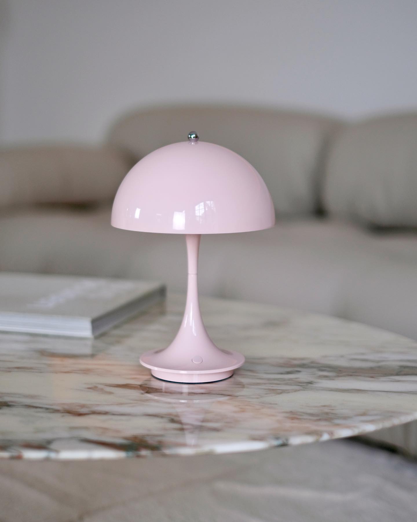 Louis Poulsen by Verner Panton 1971 | Panthella 160 Portable Table Lamp