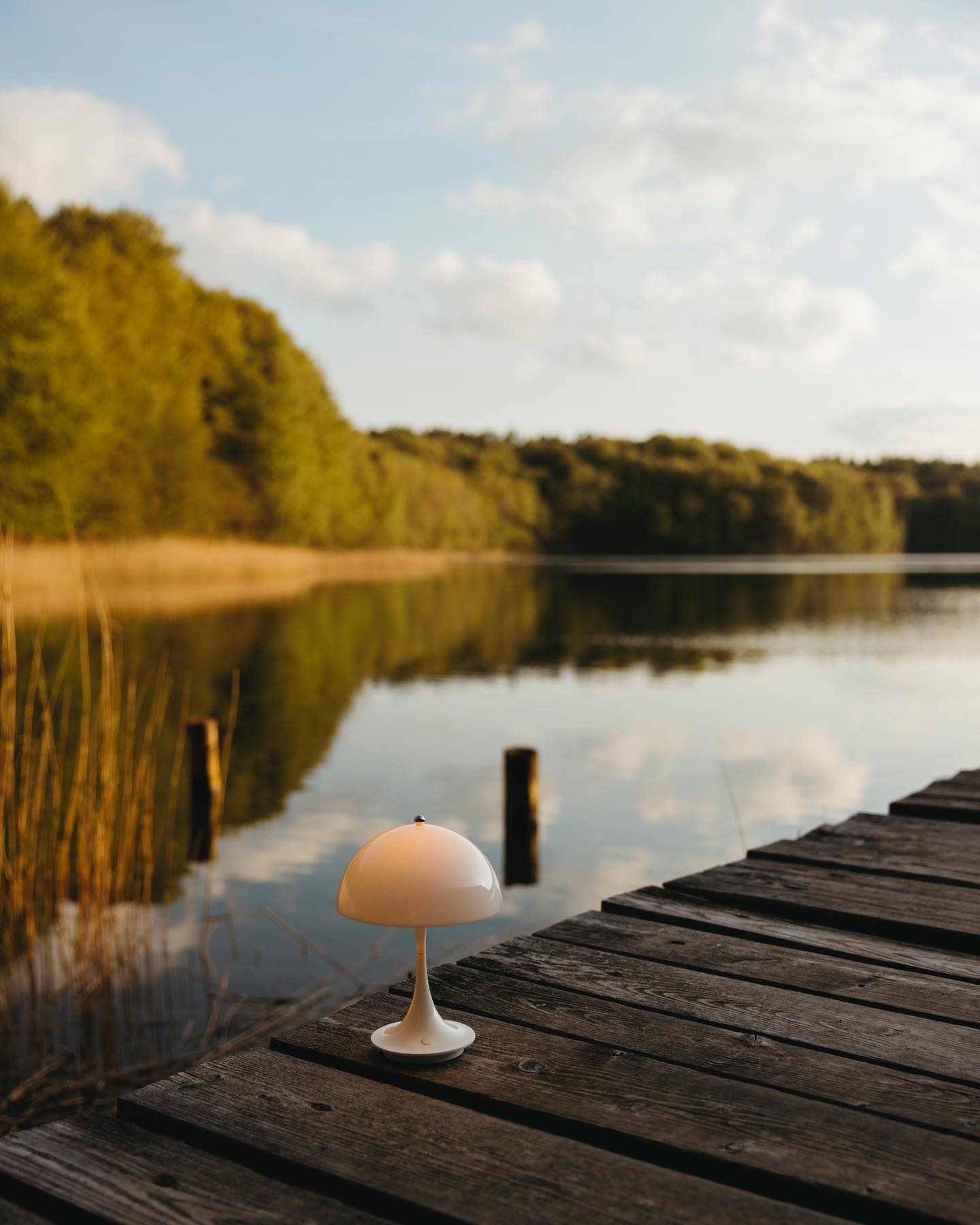 Louis Poulsen by Verner Panton 1971 | Panthella 160 Portable Table Lamp