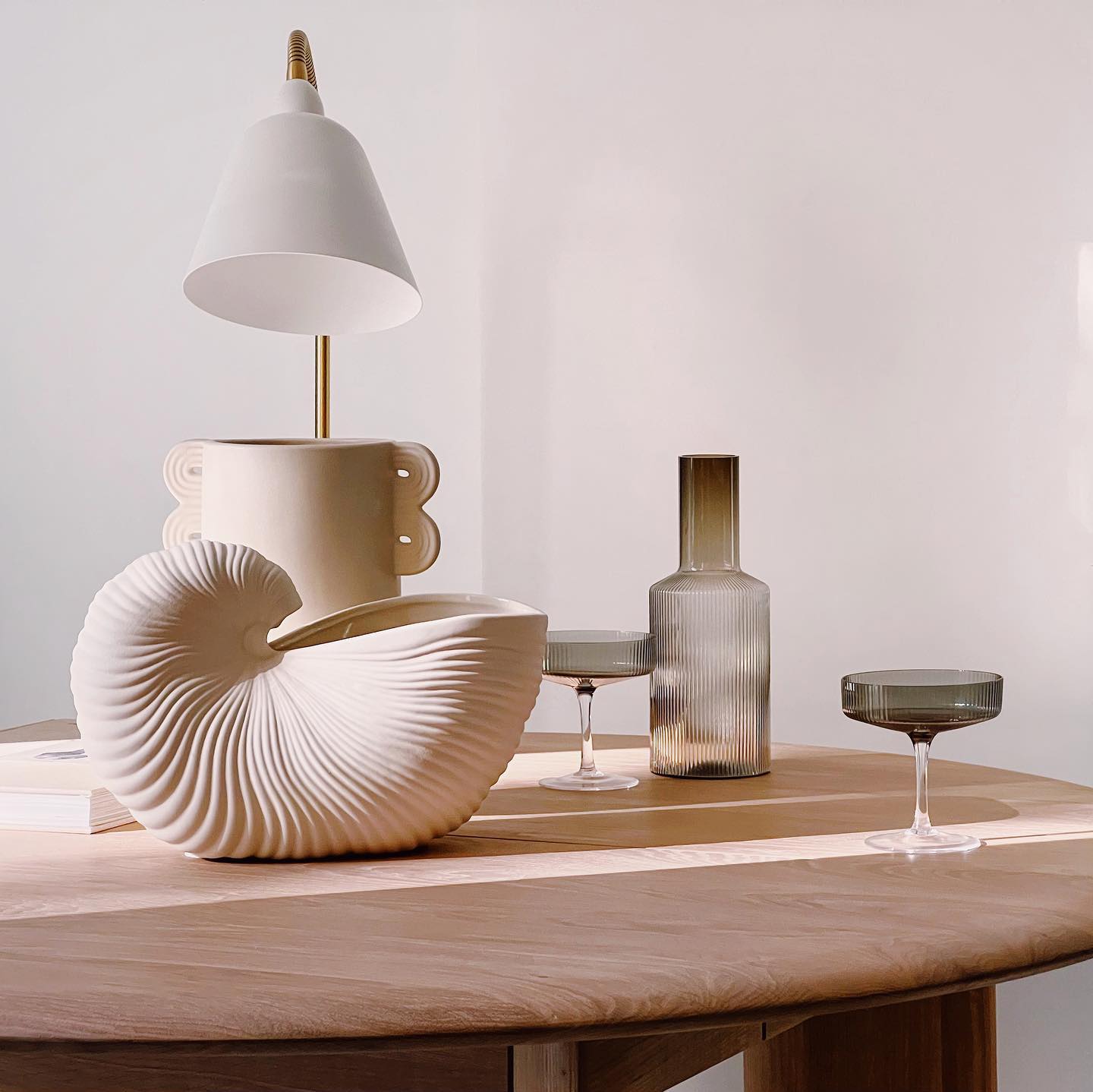 FERM LIVING | Shell Pot - Off White