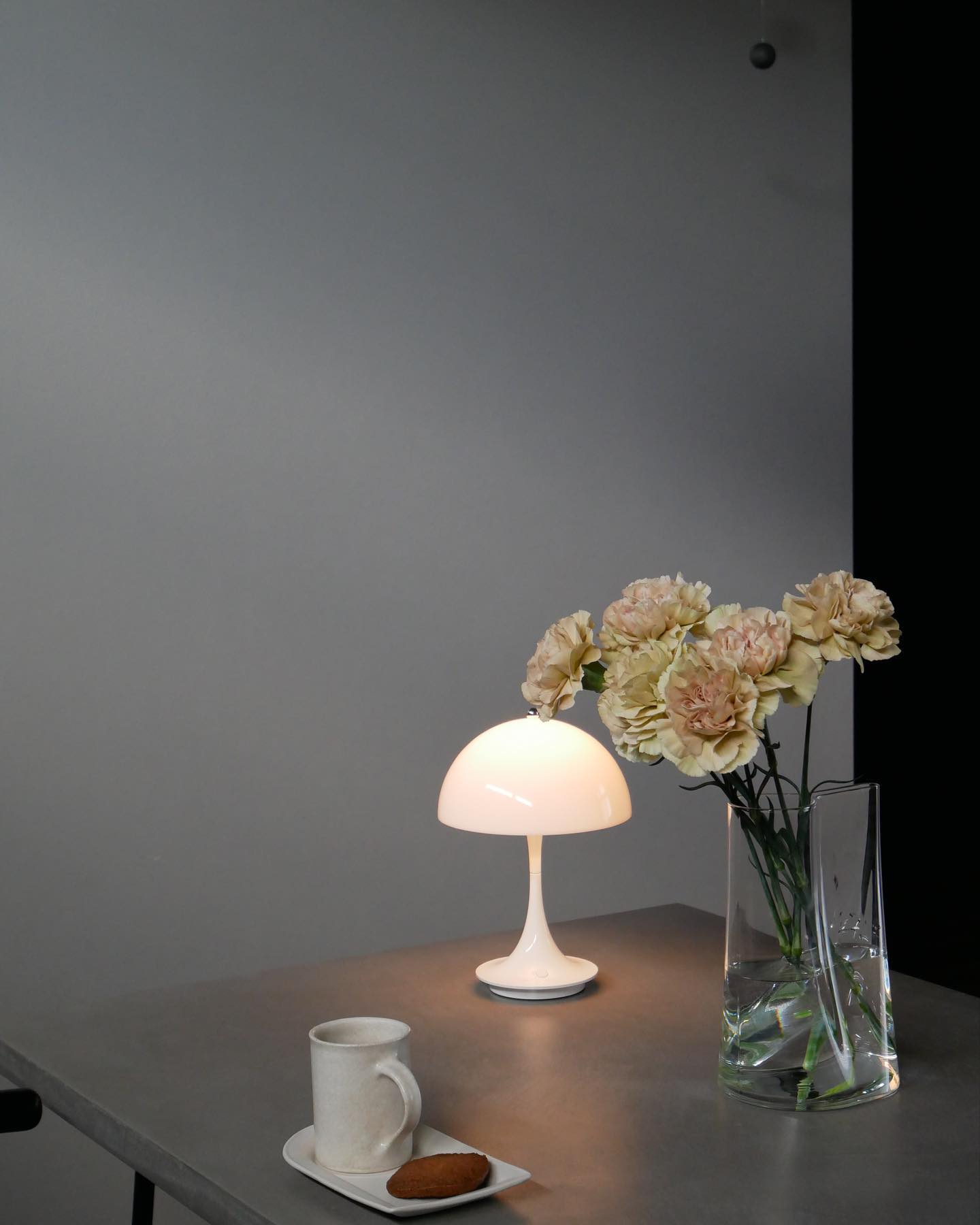 Louis Poulsen by Verner Panton 1971 | Panthella 160 Portable Table Lamp
