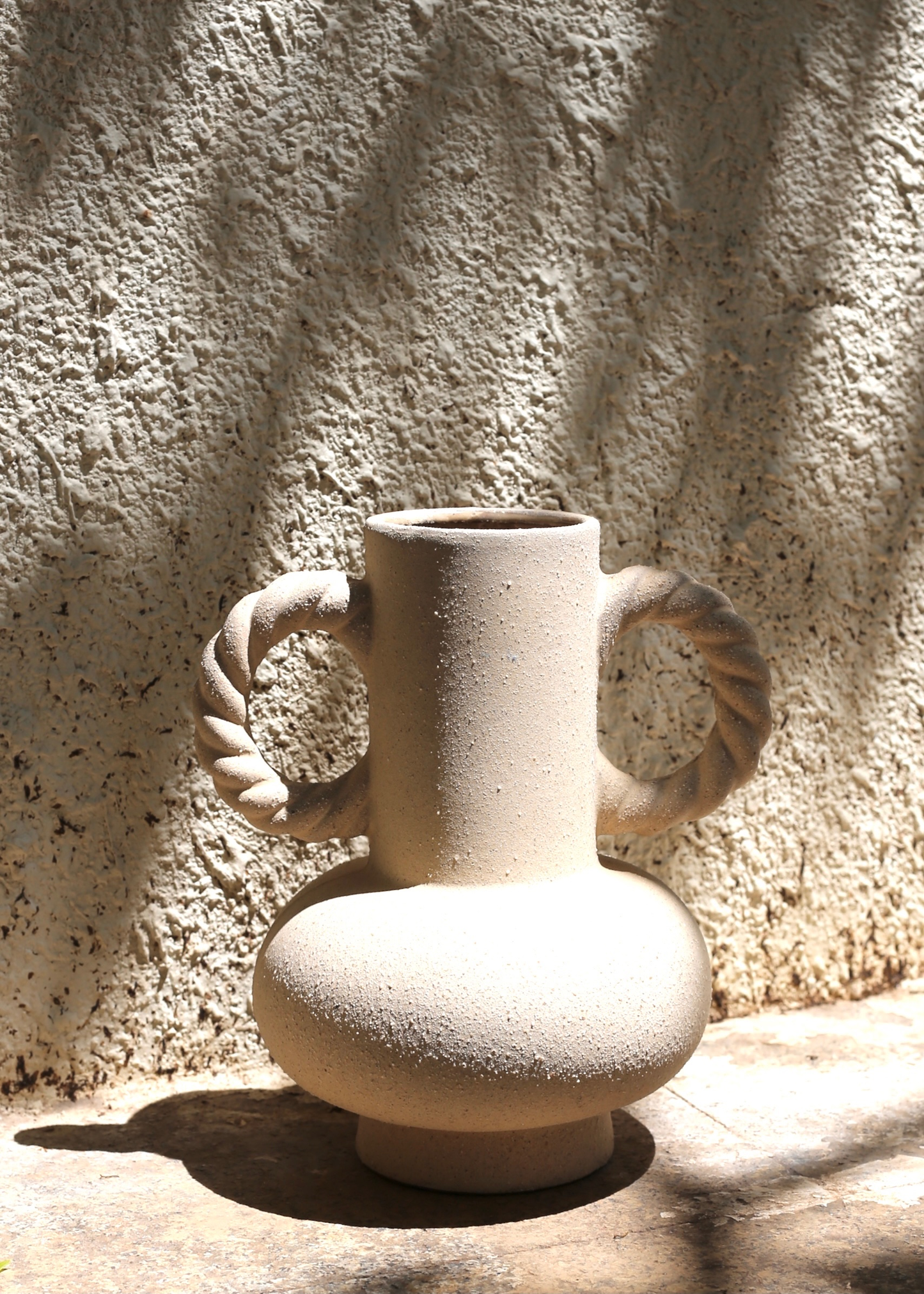 SANE | Braid Vase - Cream