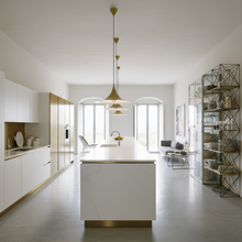Charger l'image dans la galerie, GUBI | Semi Pendant - Medium, 47cm - Fennel Seed Gloss
