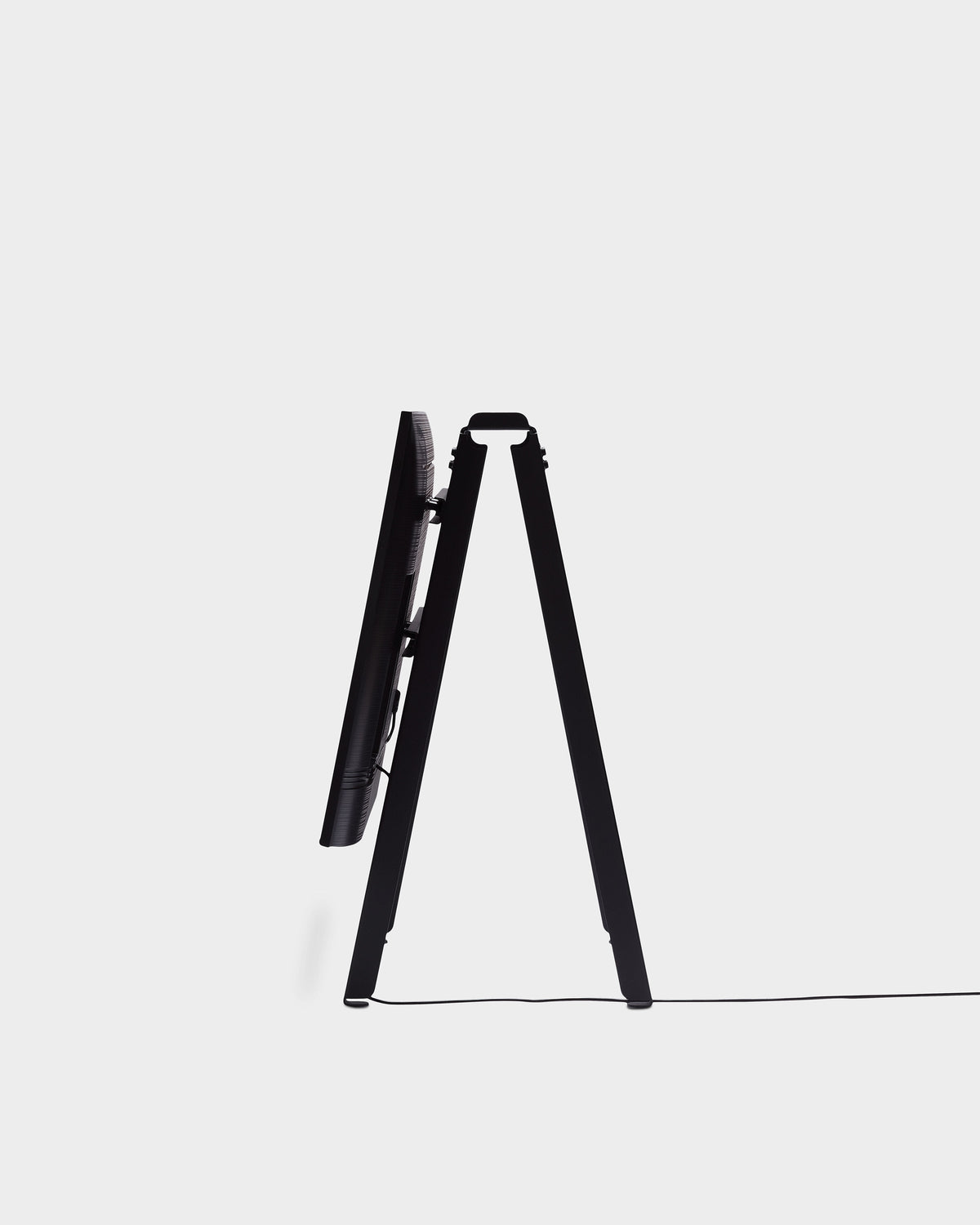 Pedestal A-Frame TV Stand - Charcoal