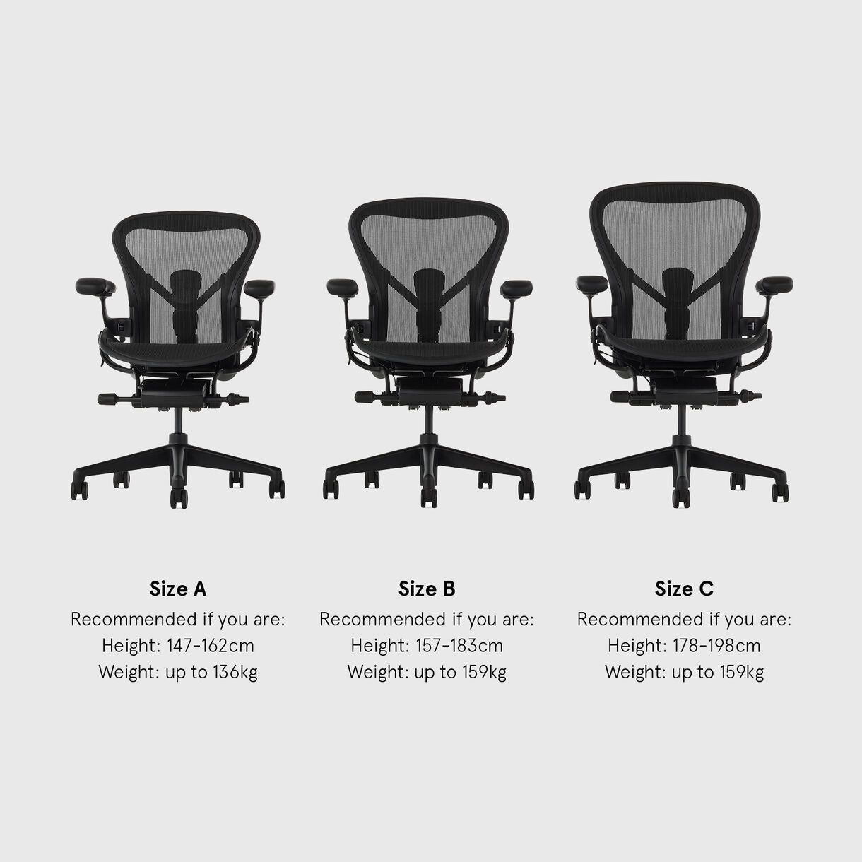 Herman Miller | Aeron Chair With Graphite Frame with Graphite Base
