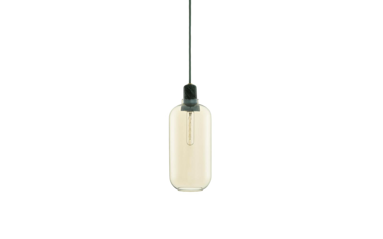 NORMANN COPENHAGEN | Amp Lamp - Gold/Green (Multiple Sizes)