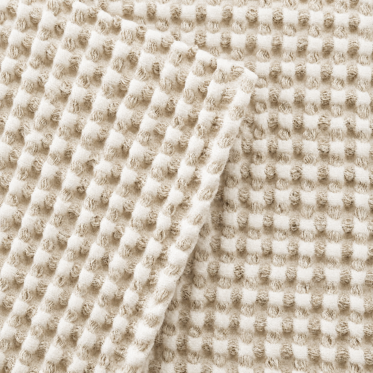 MODERNISM | Waffle Knit Hand Towel Set Of 2 - 100% Cotton - 70 x 50cm