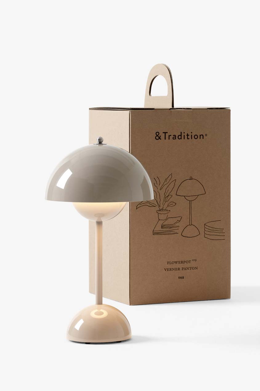 &TRADITION | Flowerpot VP9 Portable by Verner Panton 1968