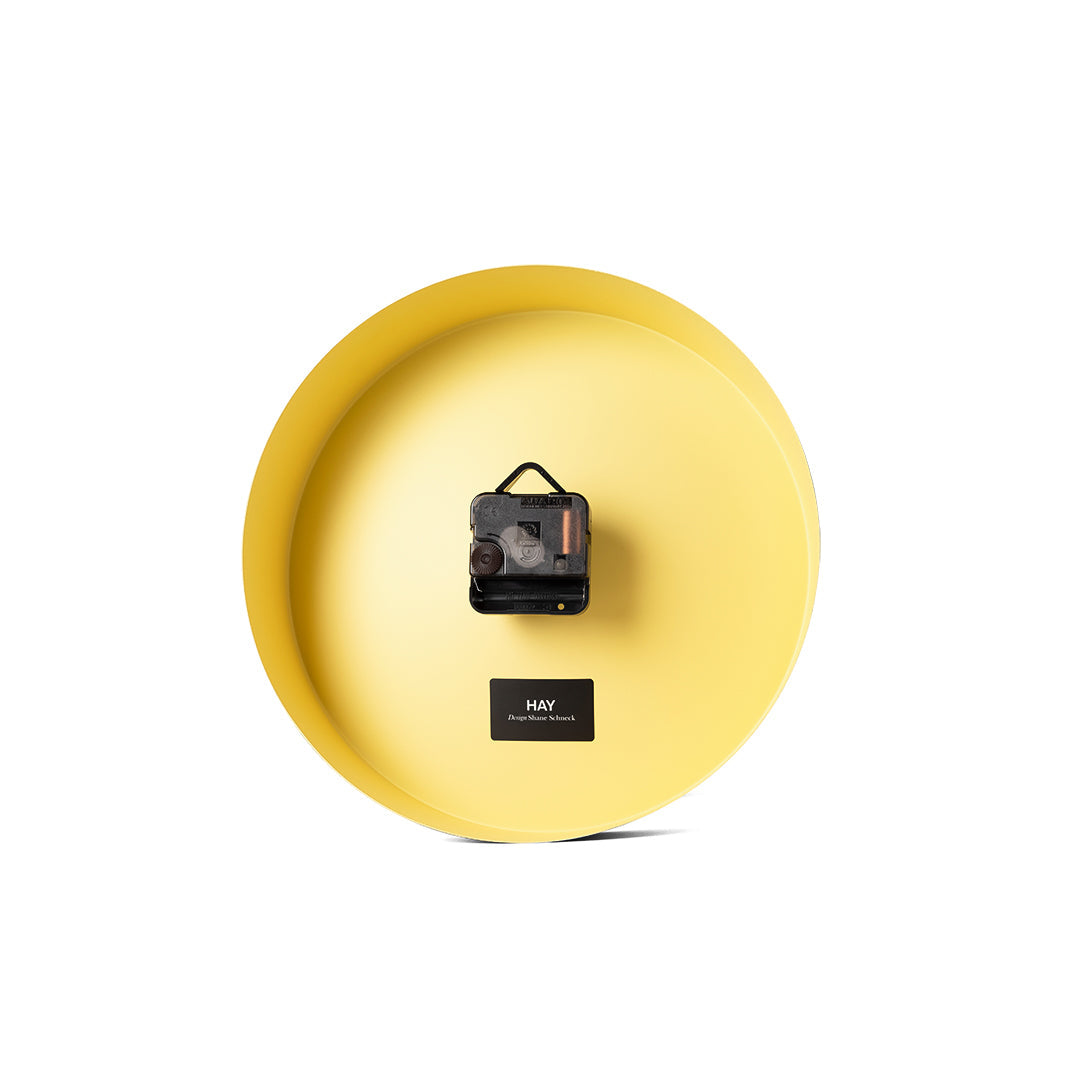HAY | Horloge analogique - Jaune