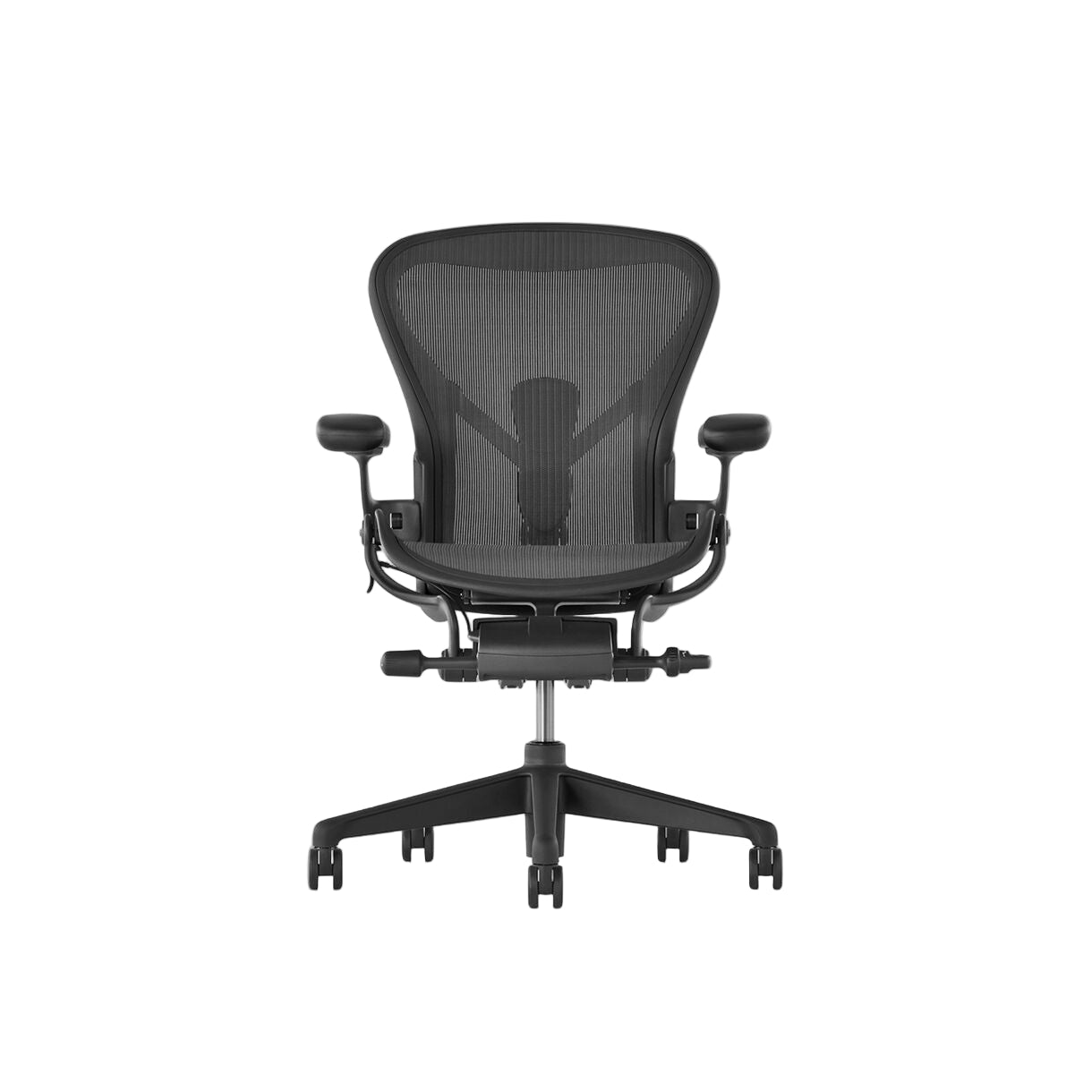 Herman Miller | Aeron Chair With Graphite Frame with Graphite Base