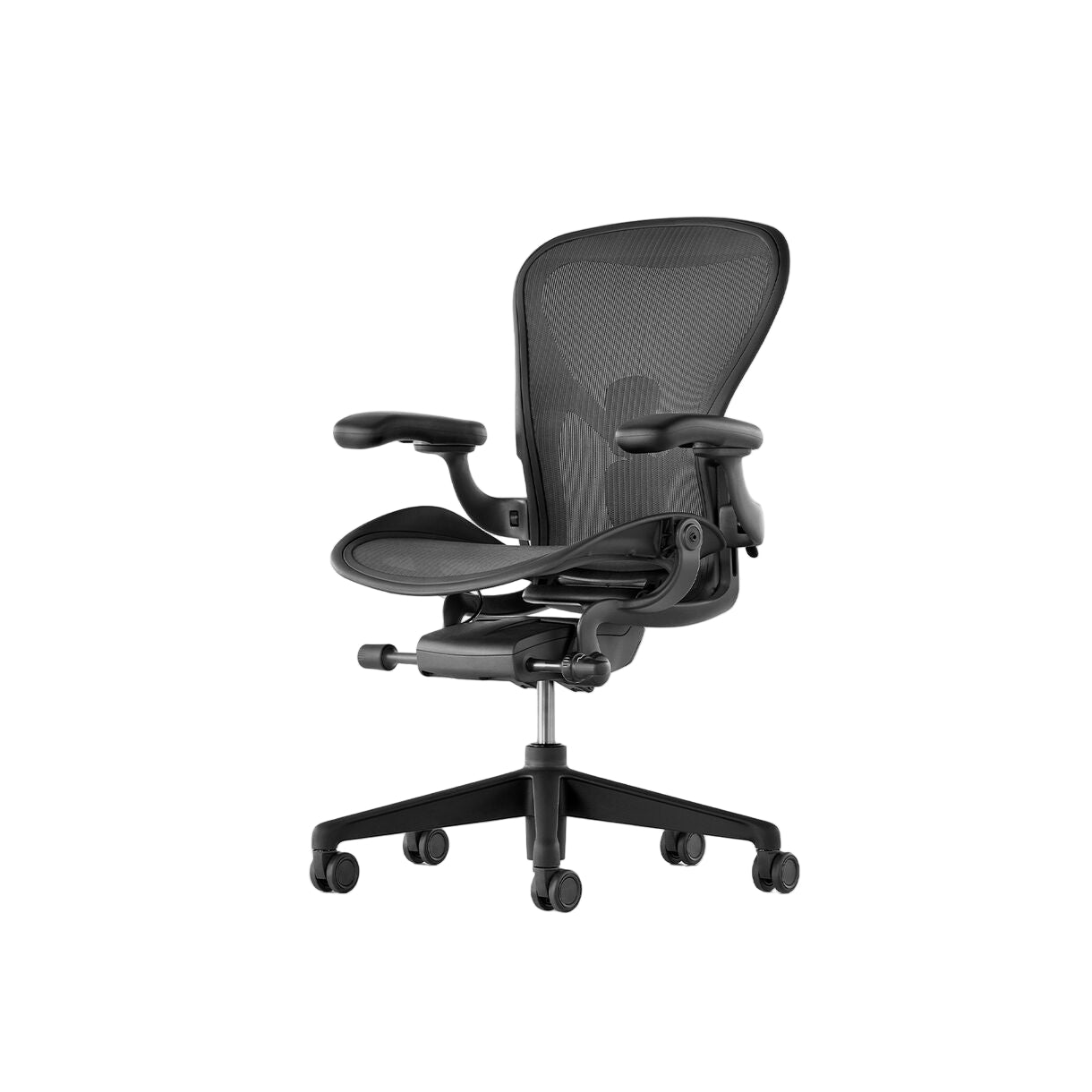 Herman Miller | Aeron Chair With Graphite Frame with Graphite Base