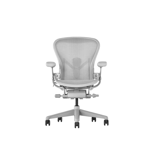 Herman Miller | Aeron Chair With Mineral Frame with Satin Aluminum Base