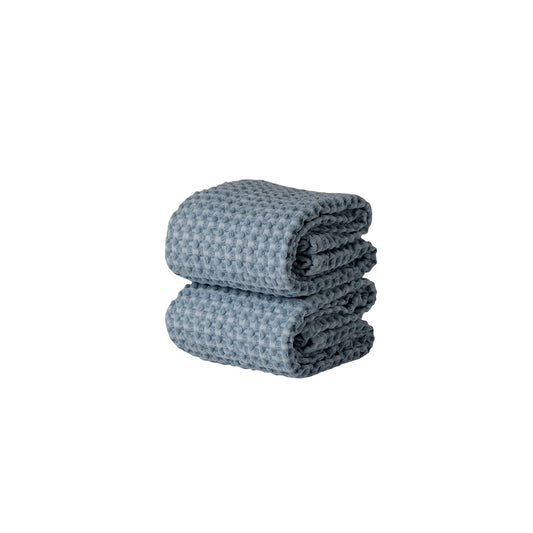 MODERNISM | Waffle Knit Hand Towel Set Of 2 - 100% Cotton - 70 x 50cm