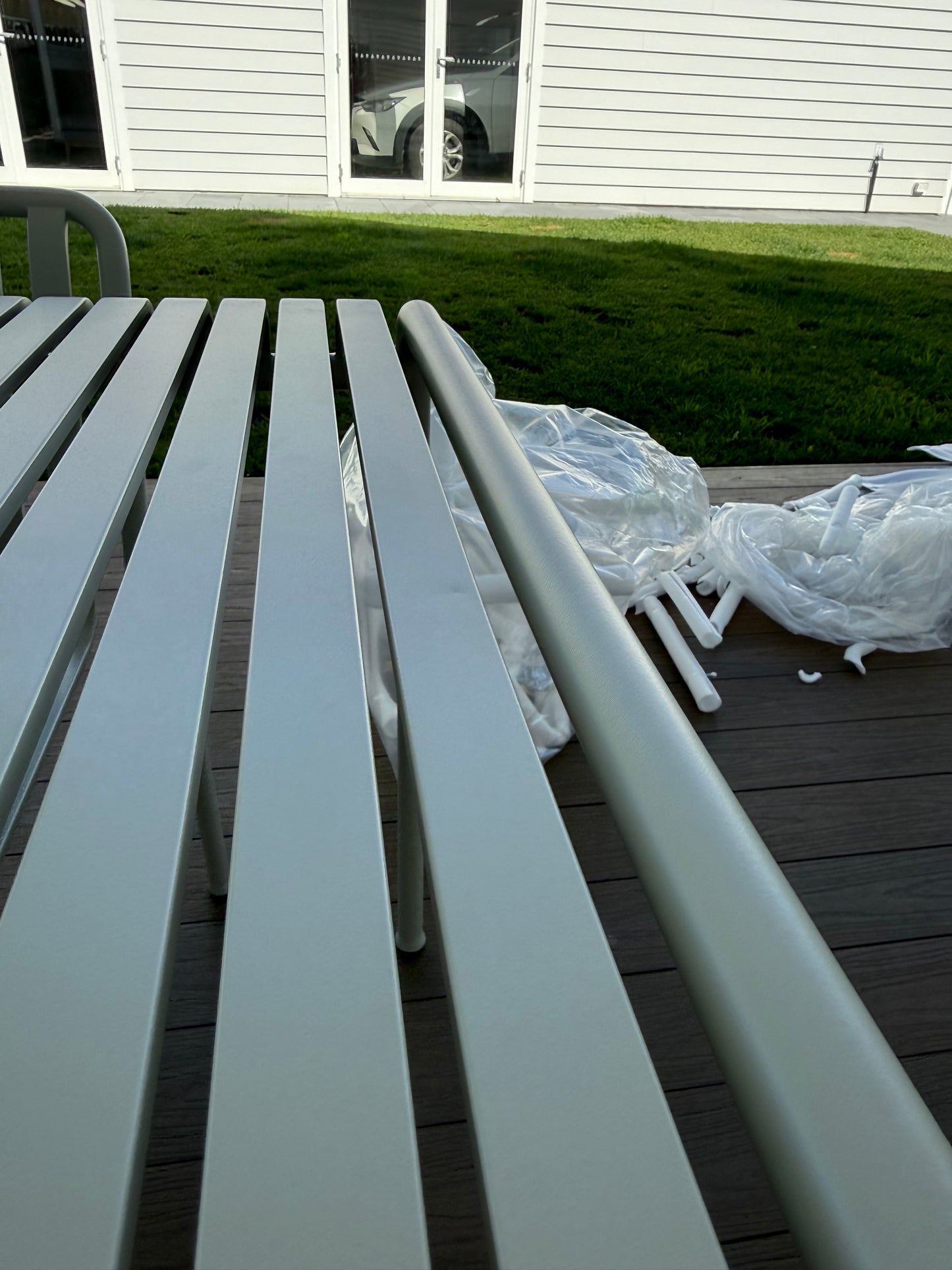 HAY | Palissade Table Sky Grey - Long (New With Defects)