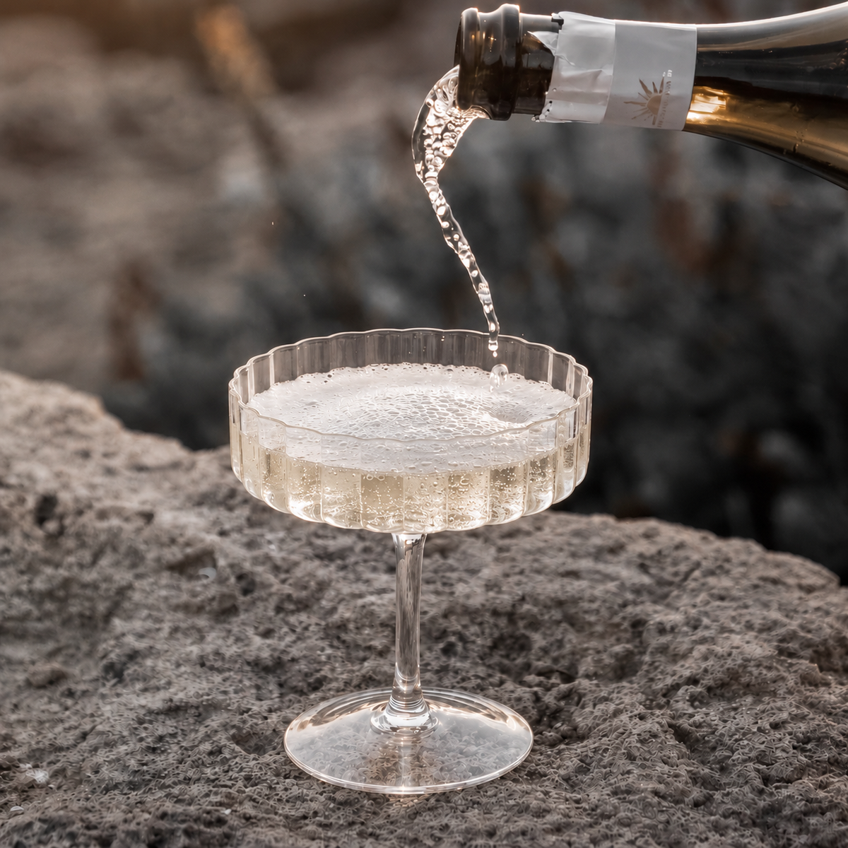 MODERNISM x Lara K | Cullinan Crystal Champagne Coupe Glasses (Set Of 2)