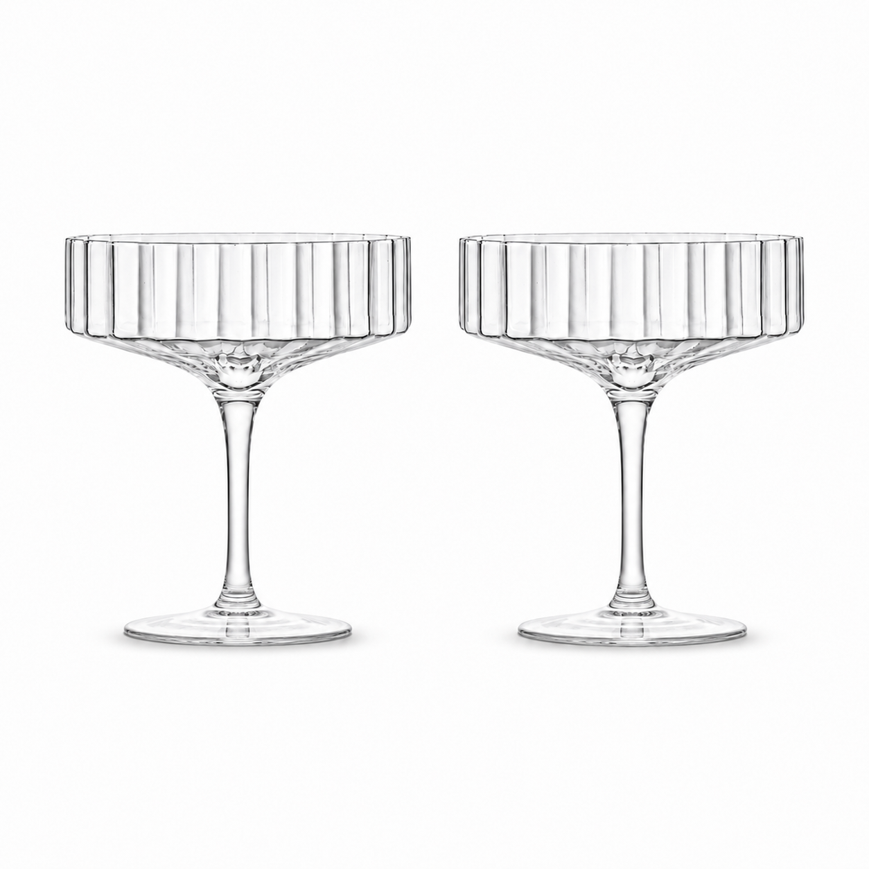 MODERNISM | Cullinan kristallen champagnecoupeglazen