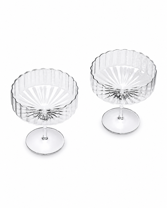 MODERNISM | Cullinan kristallen champagnecoupeglazen