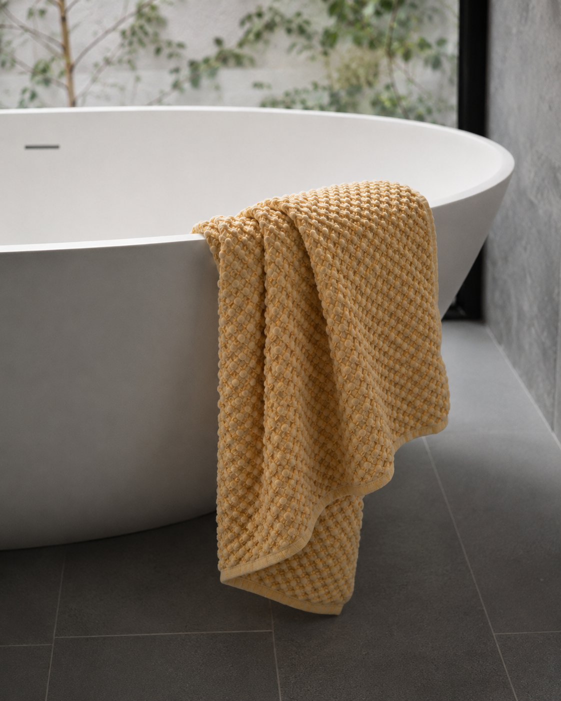 MODERNISM | Waffle Knit Bath Towel - 100% Cotton -  70 x 140cm