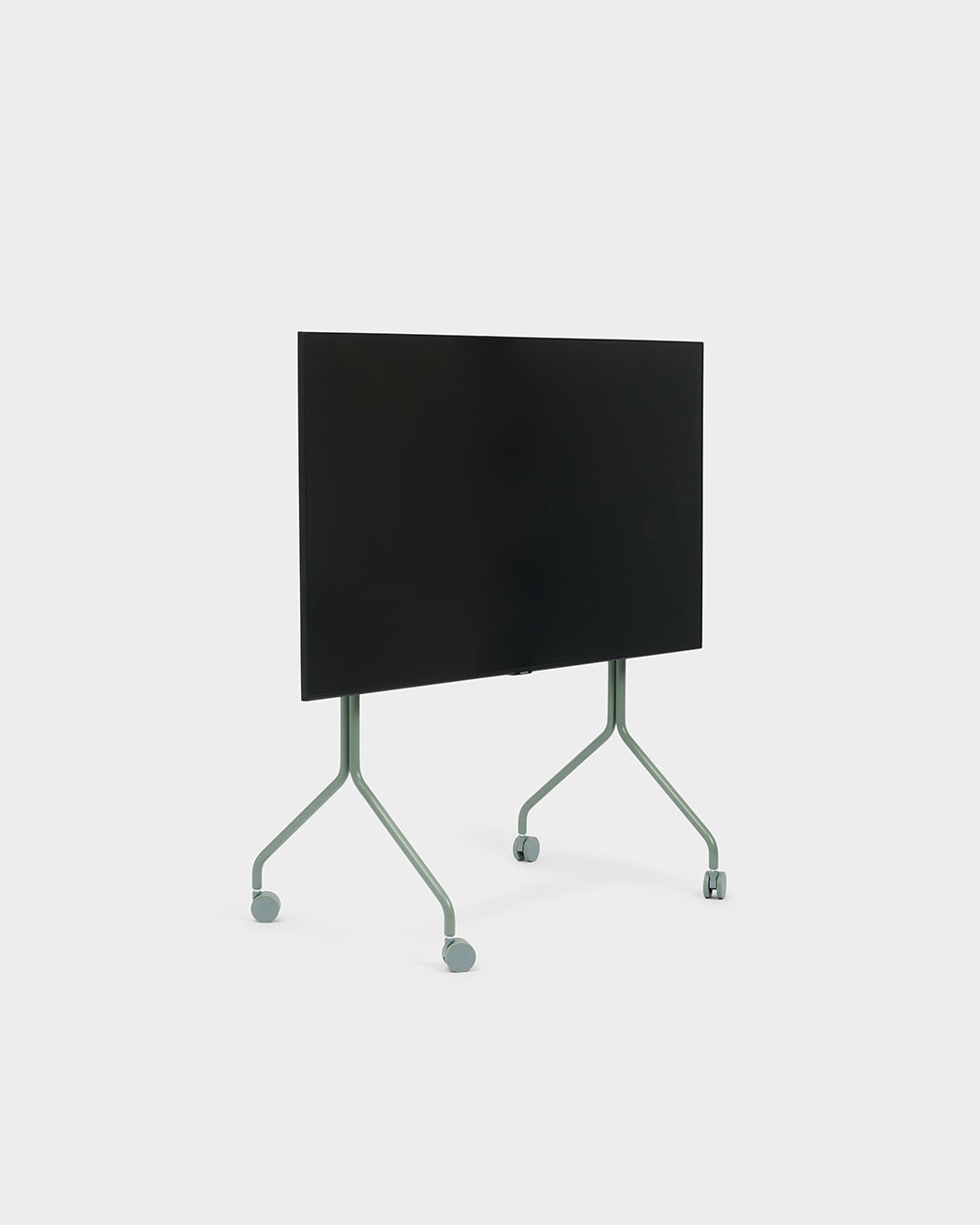 Pedestal Moon TV Stand - Chrome