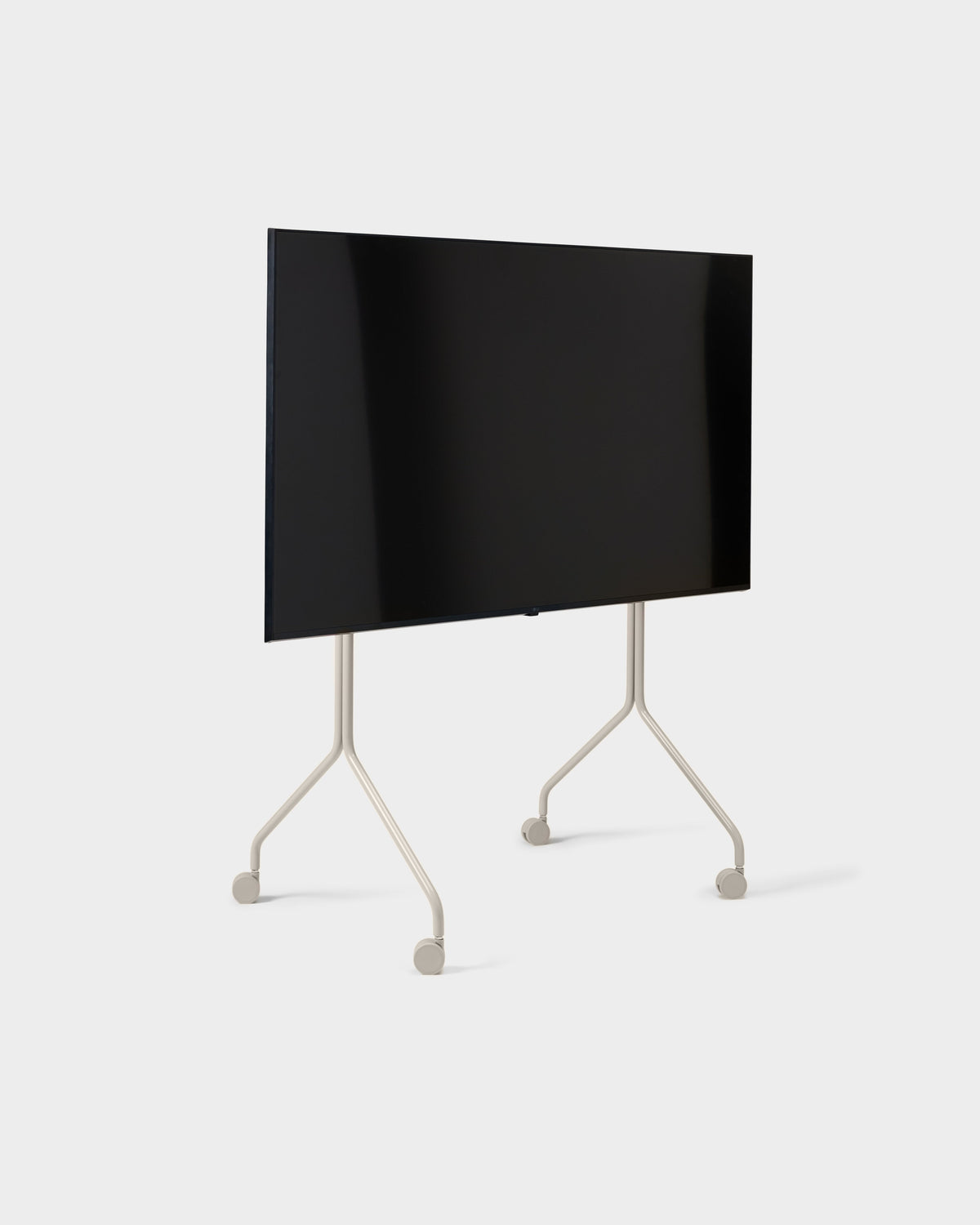 Pedestal Moon Tall TV Stand - Burnin' Red