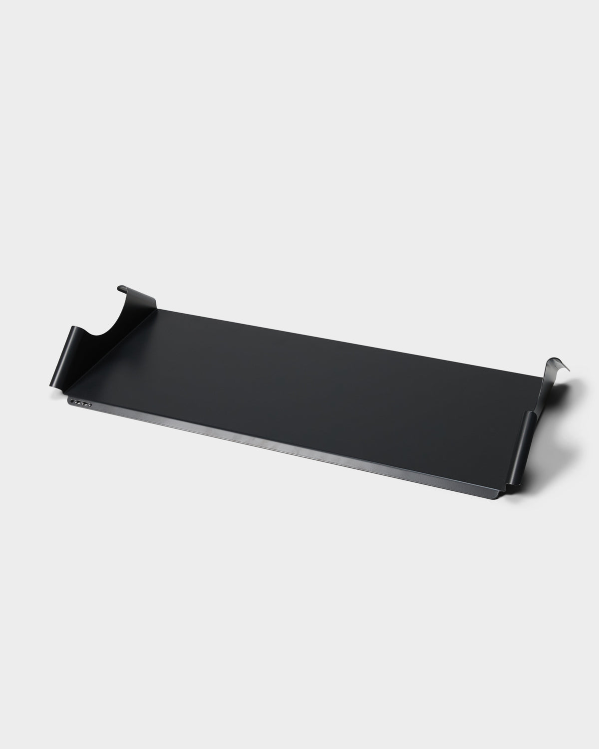 Pedestal Moon Tray Shelf - Charcoal