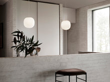 Load image into Gallery viewer, NEW WORKS | Lantern Pendant - Frosted White Opal Glass - Small
