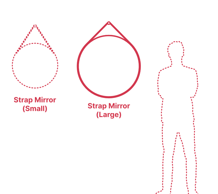 HAY | Strap Mirror No 2
