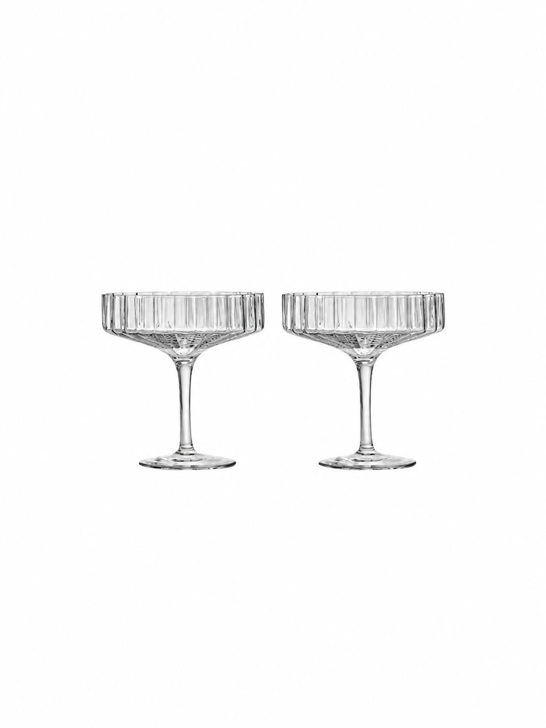 MODERNISM x Lara K | Cullinan Crystal Champagne Coupe Glasses (Set Of 2)