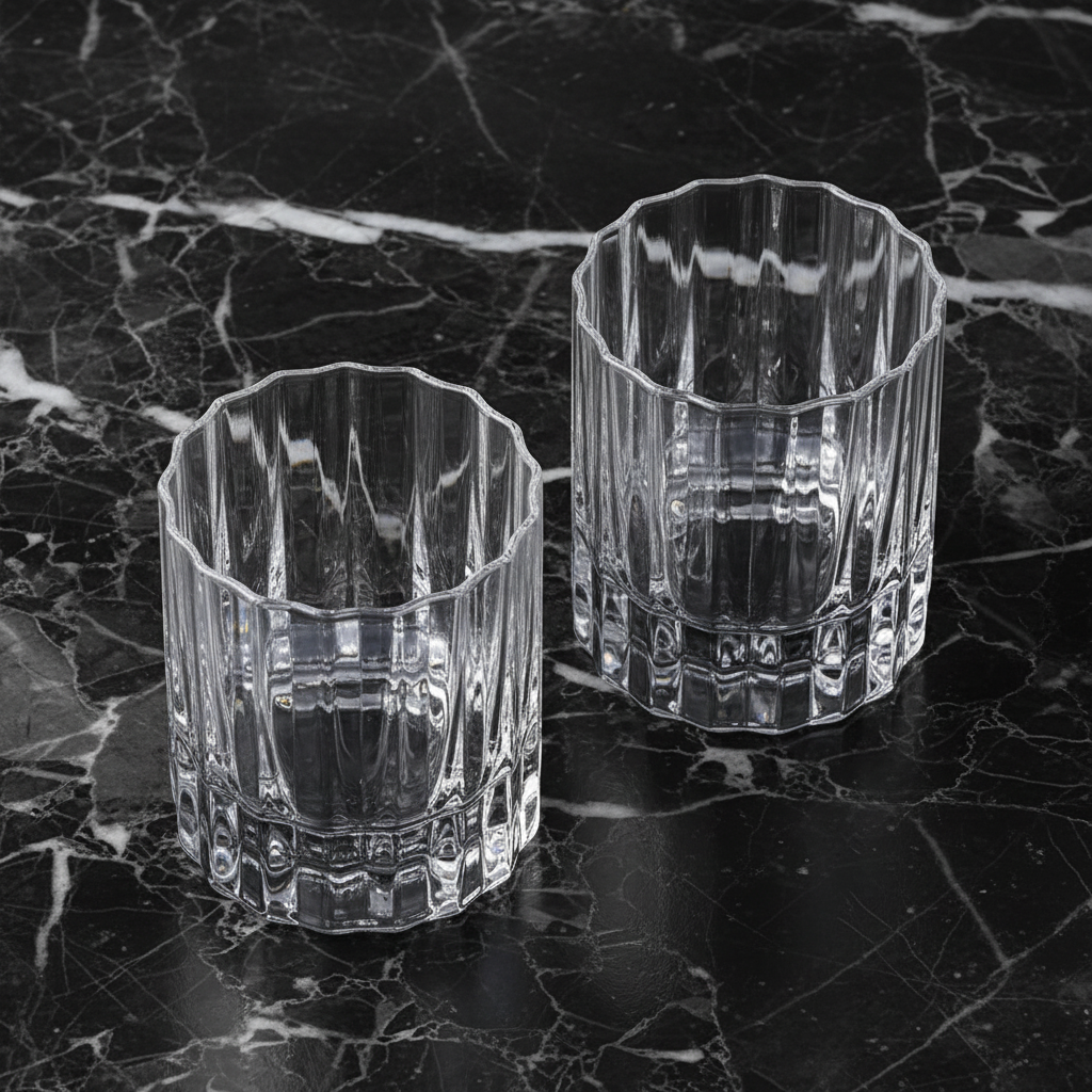 MODERNISMUS | Tumbler-Gläser aus Cullinan-Kristall 