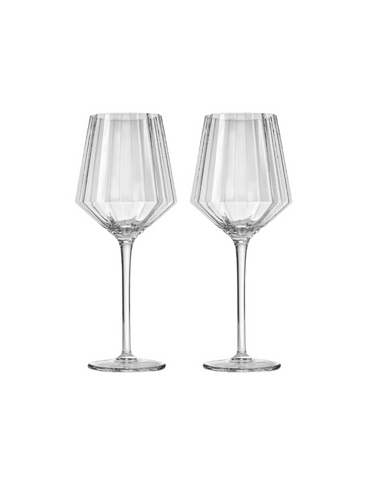 MODERNISM x Lara K | Cullinan Crystal Red Wine Glasses (Set Of 2)