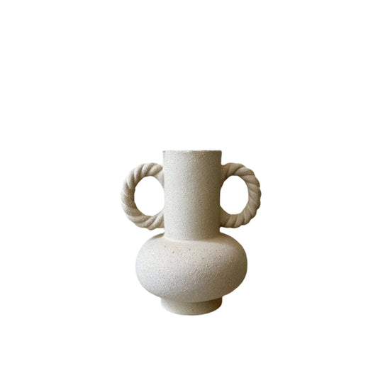 SANE | Braid Vase - Cream