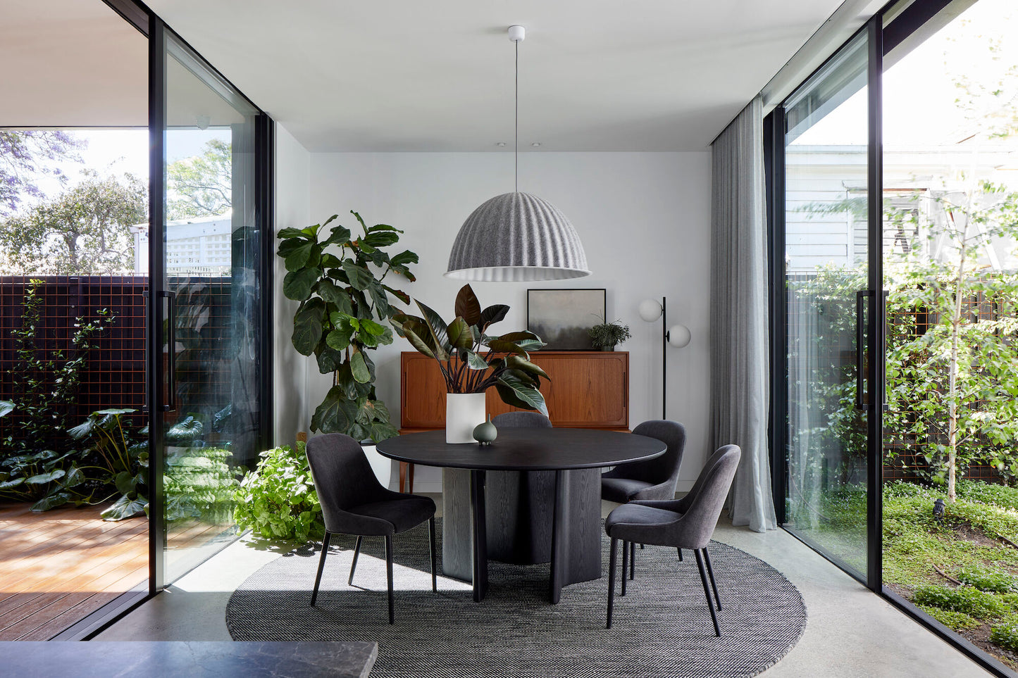 MUUTO | Under The Bell Pendant Lamp - Large - Grey 55cm by Iskos Berlin