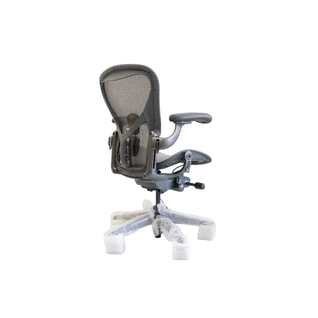 Herman Miller | Aeron Chair with Carbon Frame with Satin Carbon Aluminum Base