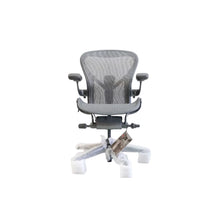 Load image into Gallery viewer, Herman Miller | Aeron Chair with Carbon Frame with Satin Carbon Aluminum Base
