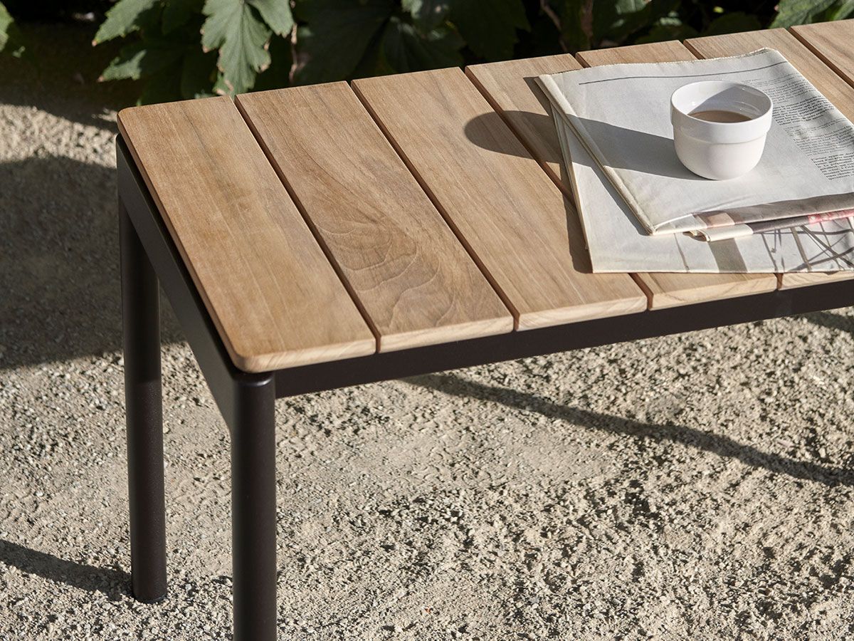 &Tradition | Ville AV25 Table - Outdoor - Teak & Warm Black