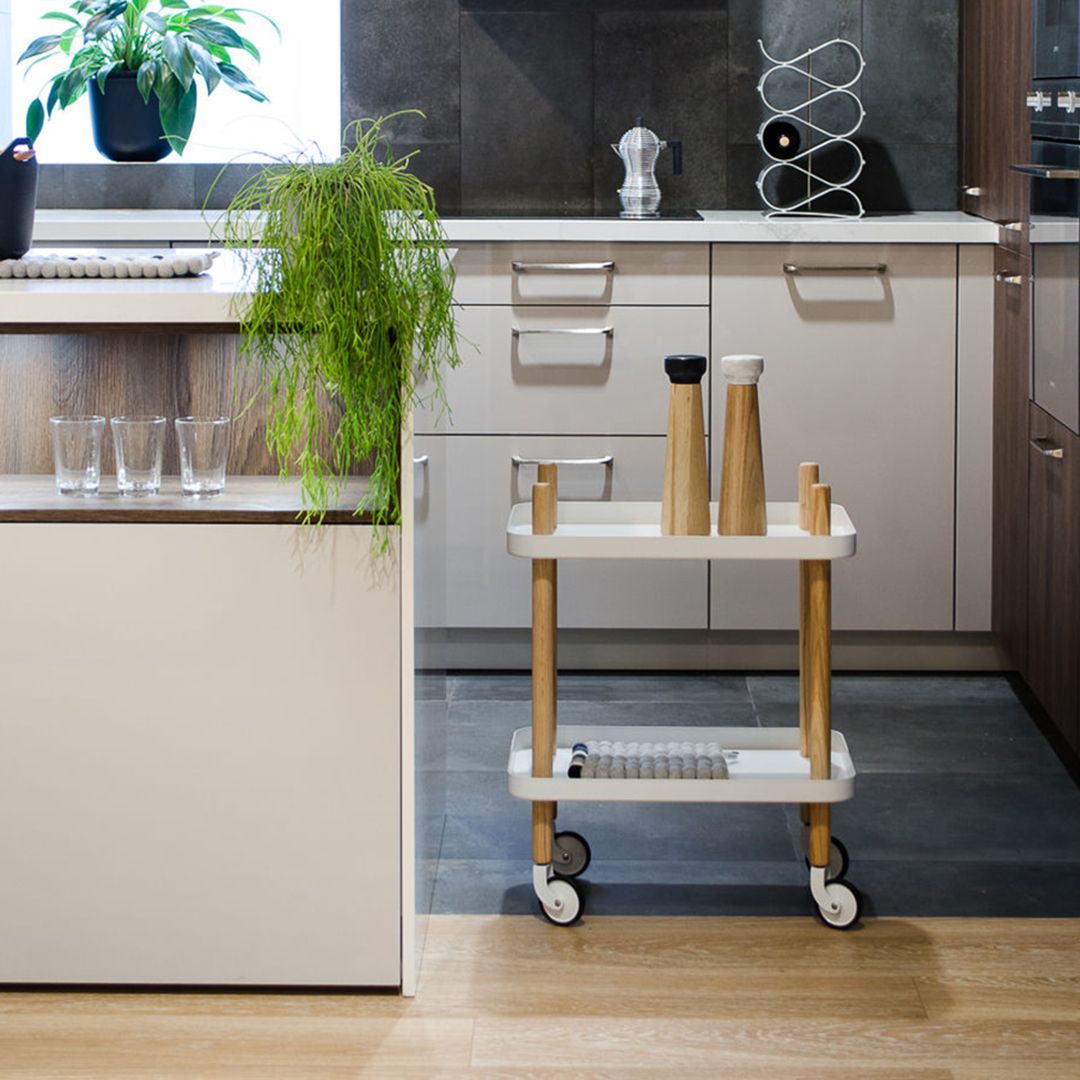 normann  Block テーブル ホワイト① NORMANN COPENHAGEN | ブロックテーブル - ホワイト/オーク – MR AND