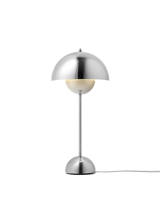 &TRADITION | Flowerpot VP3 by Verner Panton 1969 - Polished Stainless Steel