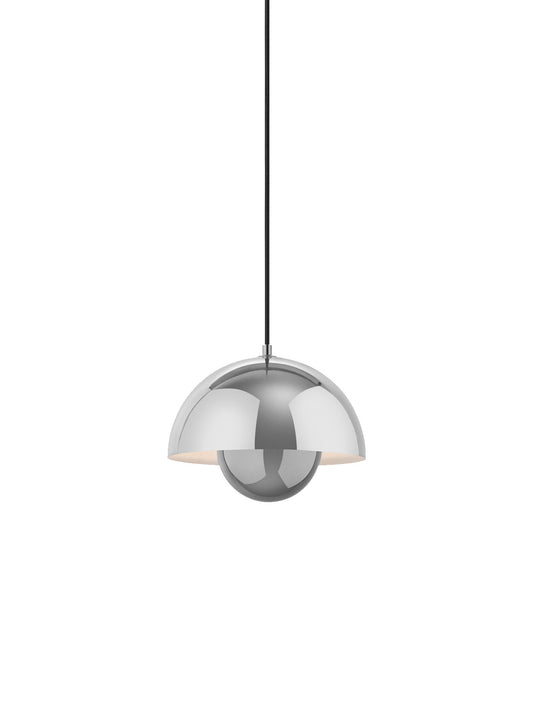 &TRADITION | Flowerpot VP1 by Verner Panton 1968 - Polished Stainless Steel