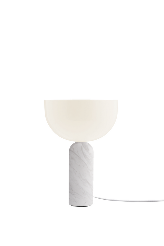 NEW WORKS | Kizu Table Lamp - White Marble, Small