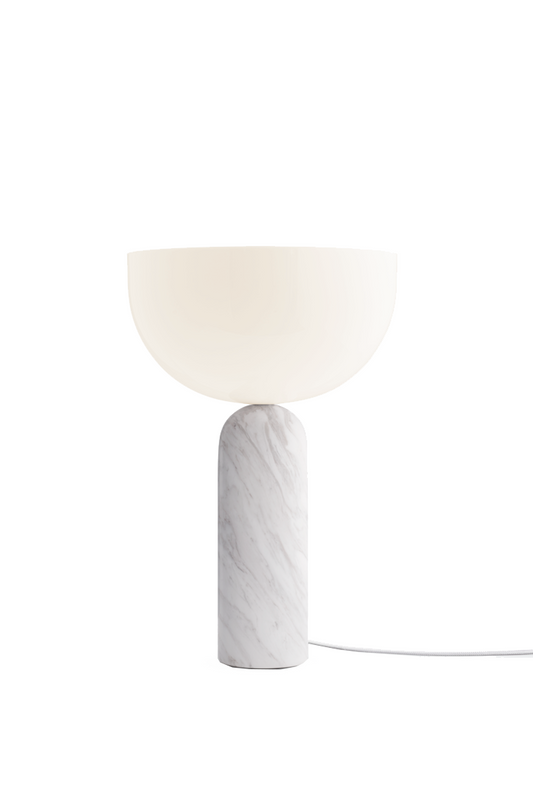 NEW WORKS | Kizu Table Lamp - White Marble, Large