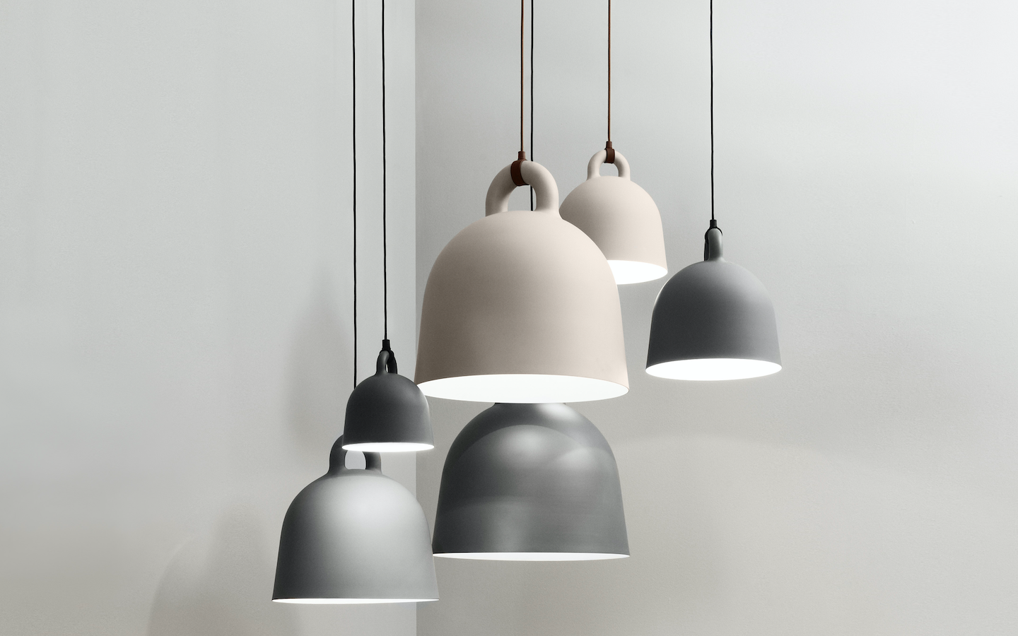 NORMANN COPENHAGEN | Bell Lamp - Grey (Multiple Sizes)