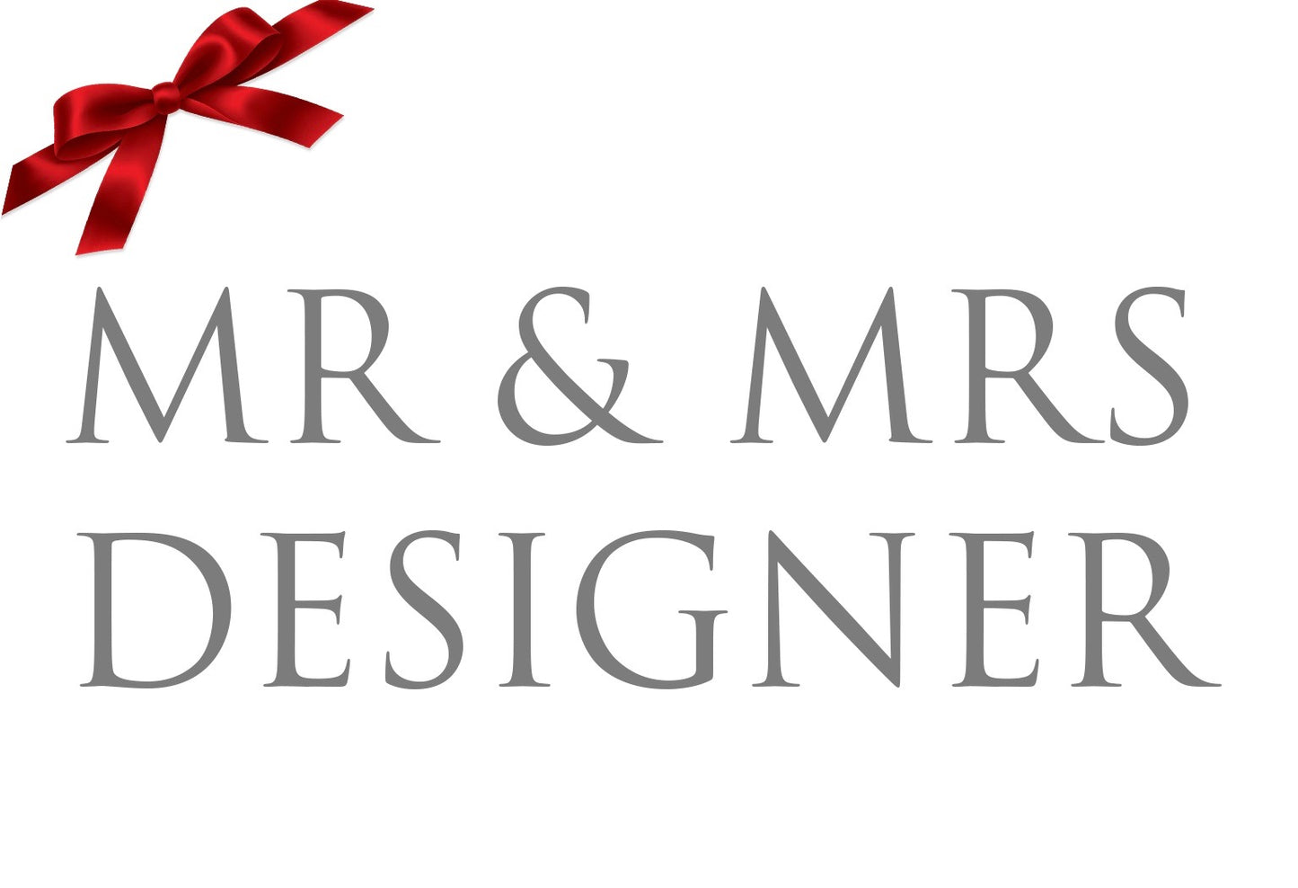 Mr &amp; Mrs Designer | ギフト券